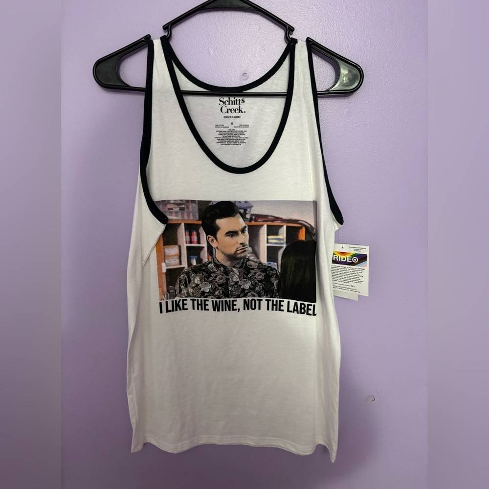 Schitts Creek pride tank top size medium NWT